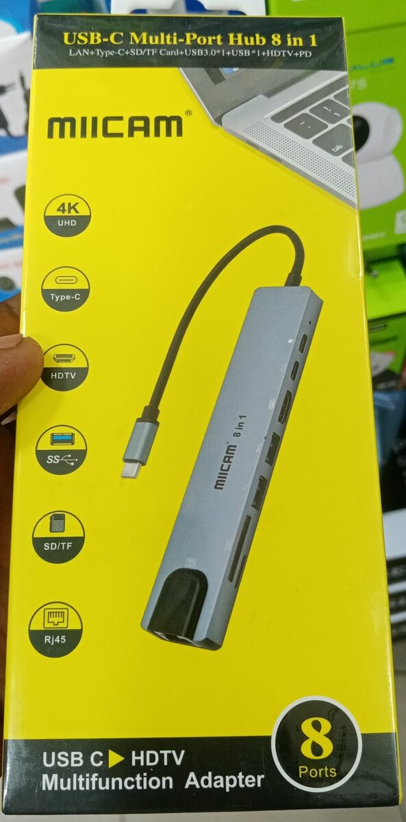 Type c to hdmi/Ethernet adapter (8in1)