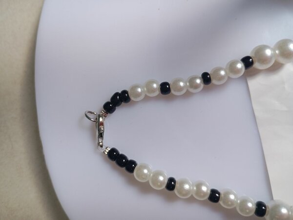 Collier perles élégantes