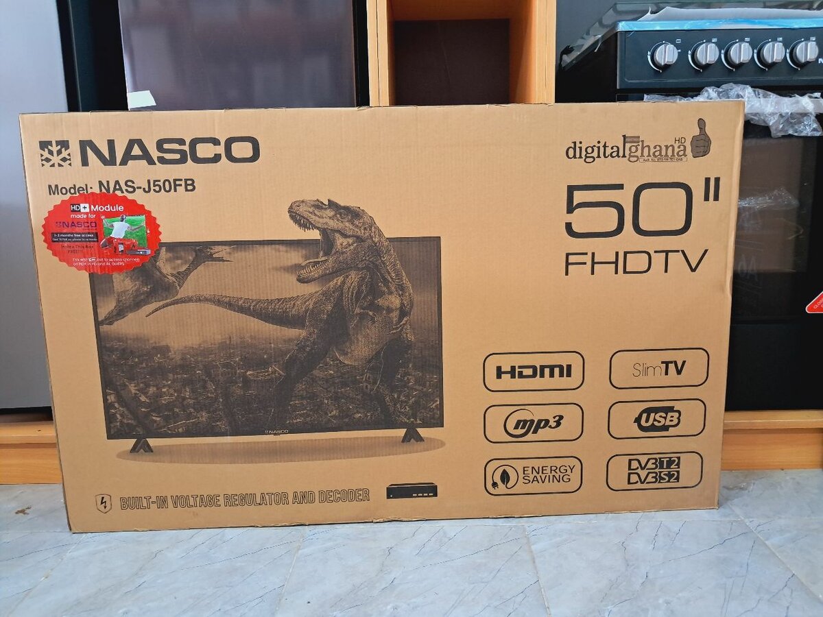 Brand new Nasco 50 inches digital Satellite television