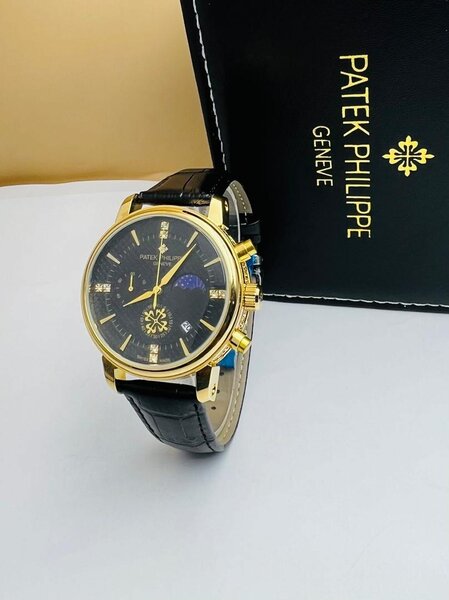 Montre de luxe homme cuir