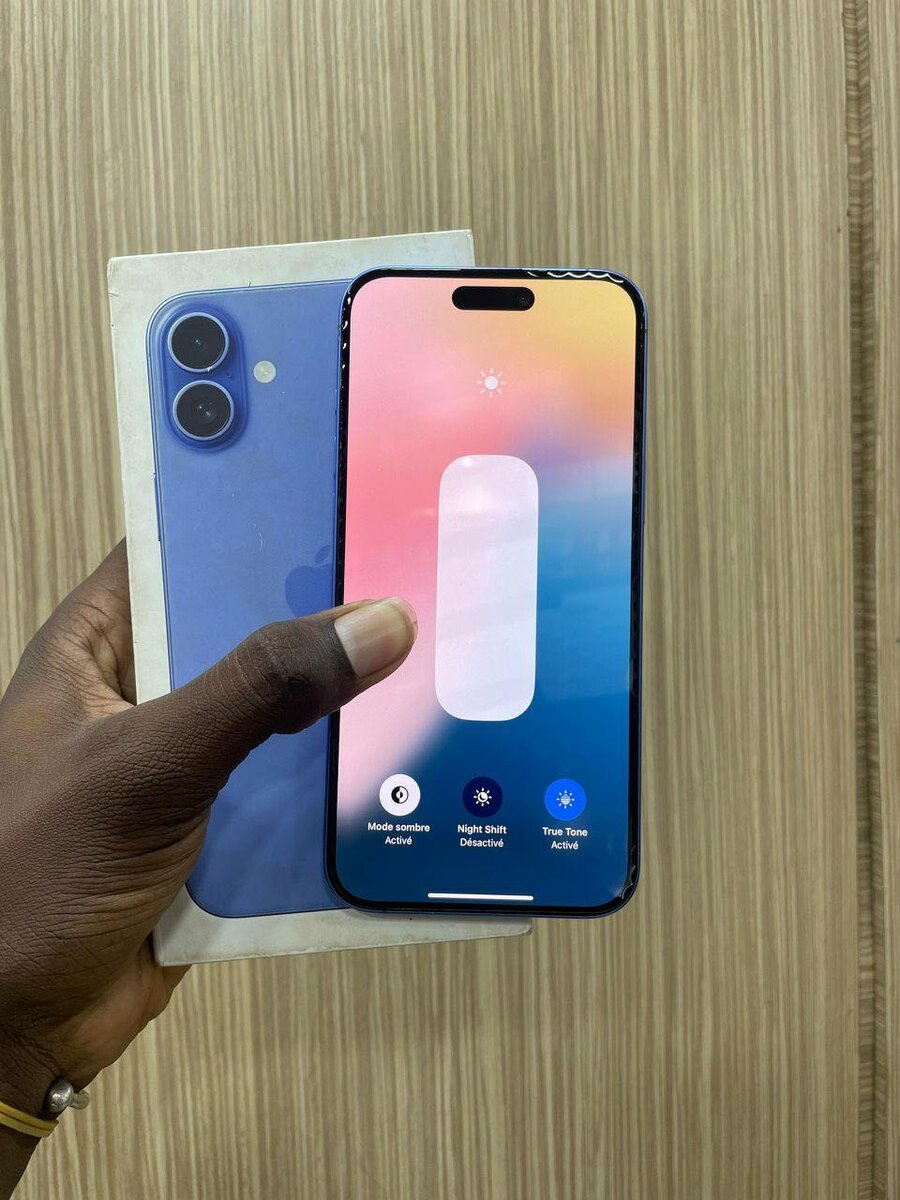 iPhone 16plus 128g avec carton