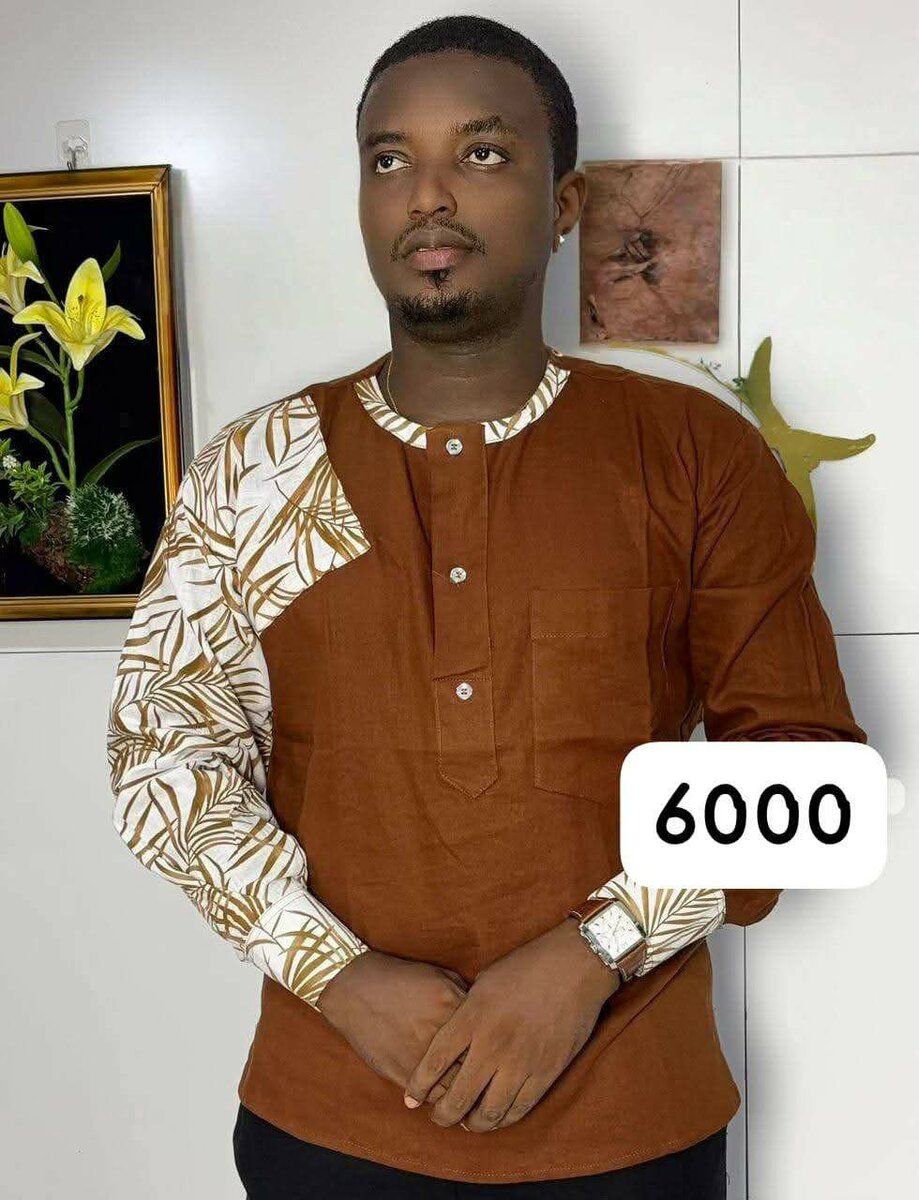 Chemise homme en coton africain