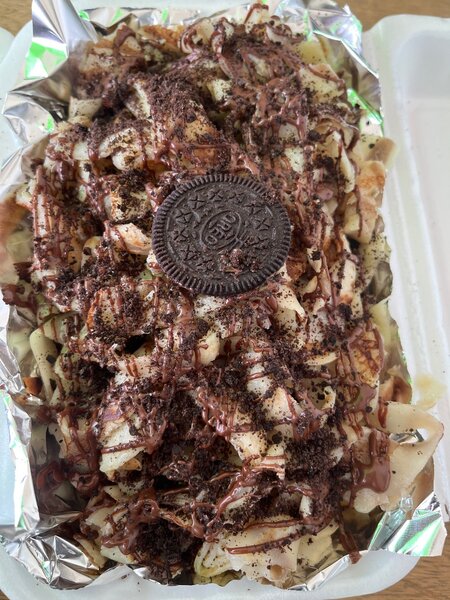 Crêpe fettuccines au chocolat