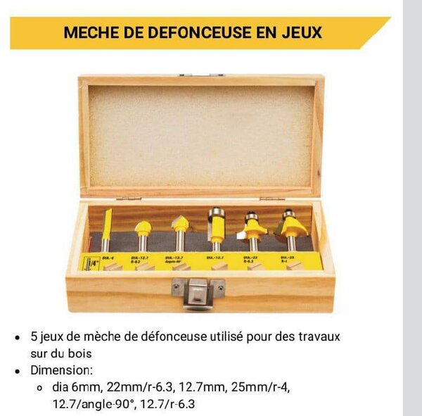 Set de Fraises à Bois