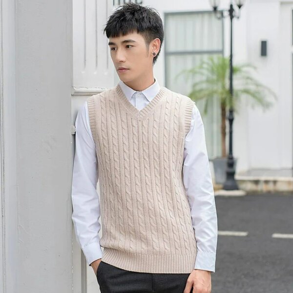 Pull sans manches homme