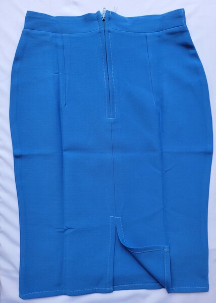 Jupe crayon bleu clair