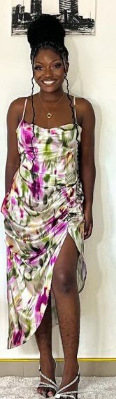 Maxi dress floral print