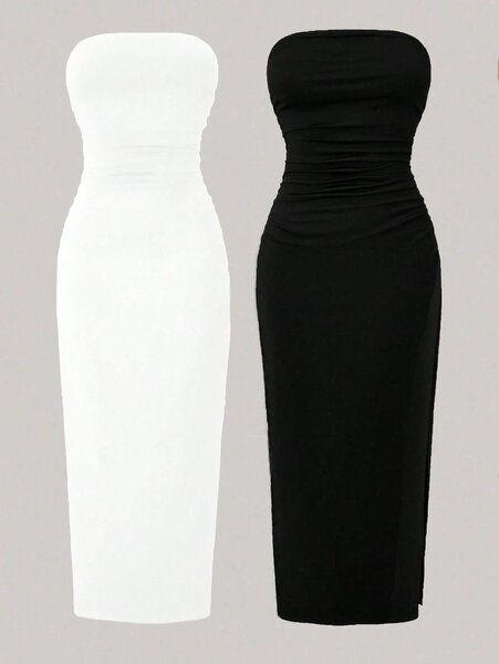 Robe Longue Évasée Élégante