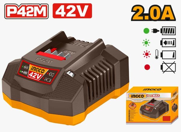 Chargeur de batterie 42V 2A