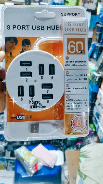 Hub USB 8 ports compact