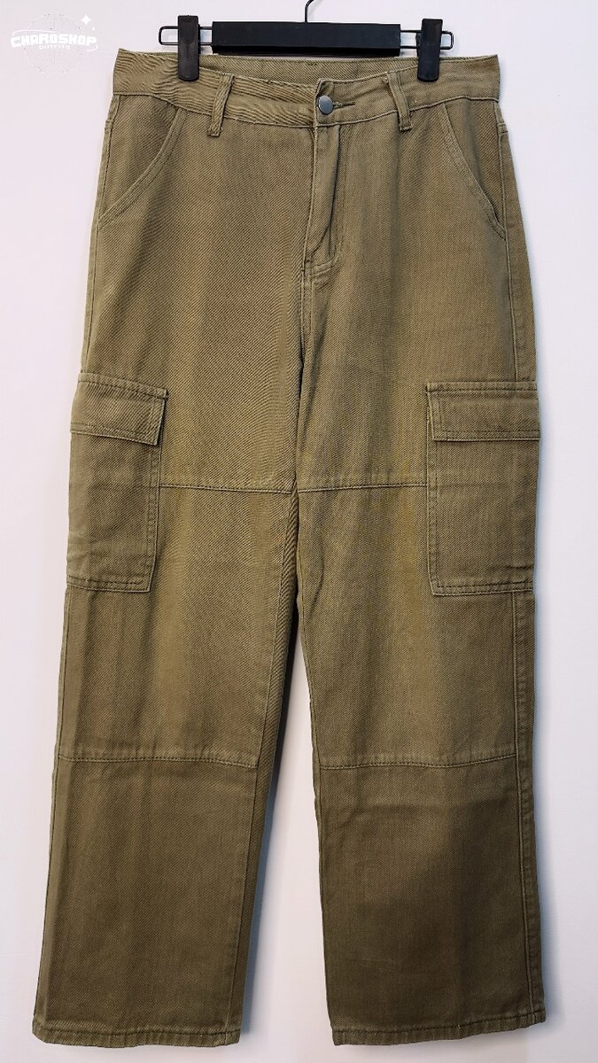 Pantalon cargo homme kaki