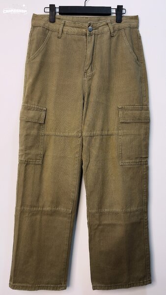 Pantalon cargo homme kaki