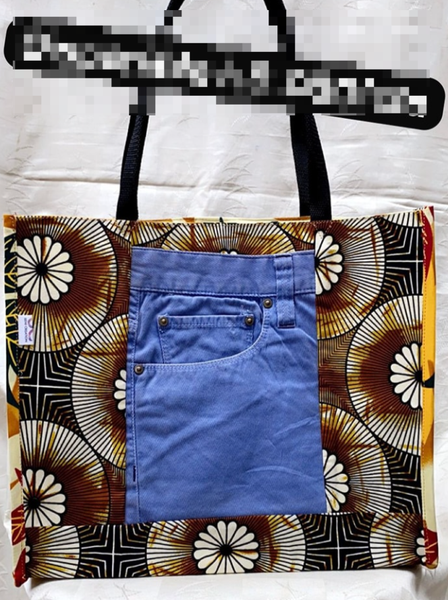 Sac à bandoulière imprimé patchwork 