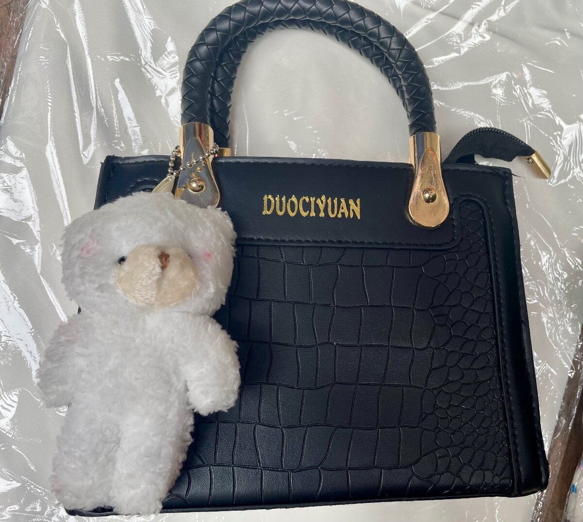 Sac à main élégant noir