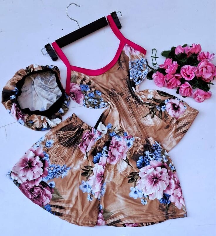 Pyjama Set Floral Femme