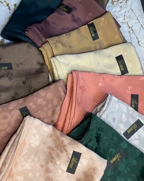 Écharpe Hijab Chic en Mousseline