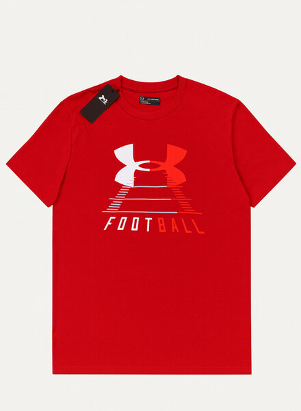 T-shirt football homme rouge