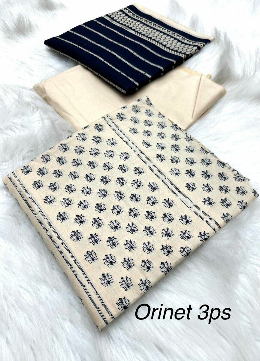Orient lawn 3 pc.  Dc free. 22 design available