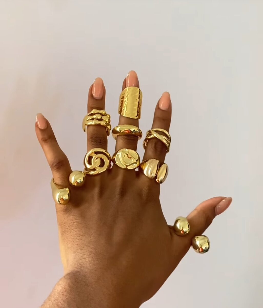 Statement unisex rings