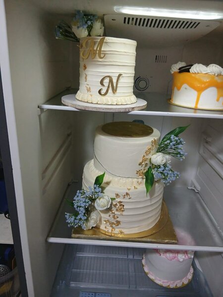 Gâteau de Mariage Élégant