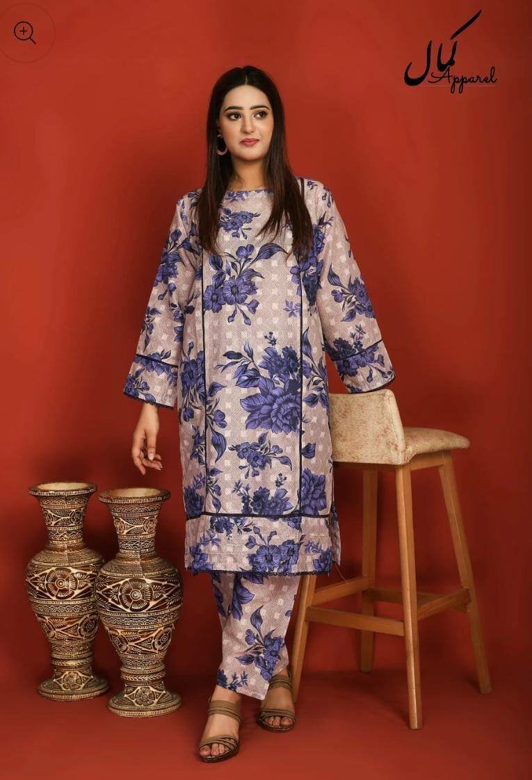 2 Piece Stitched Branded Lawn