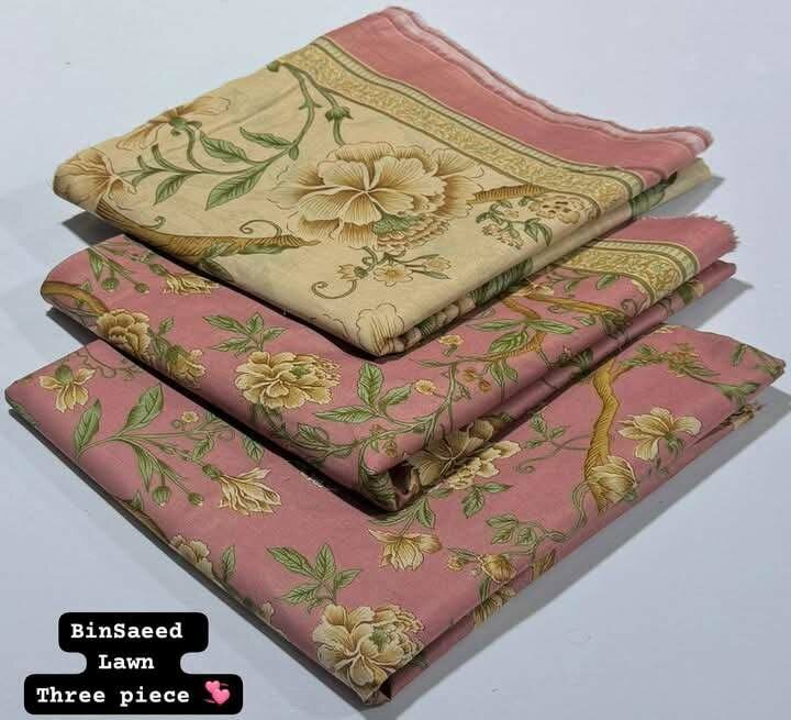 Bin saeed printed lawn