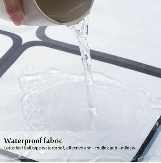 Rideau de douche imperméable