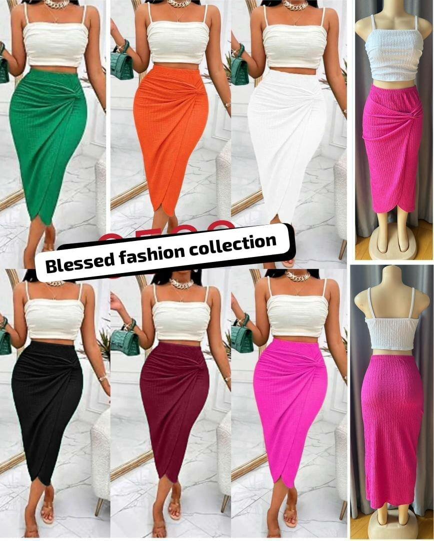 Skirt and top available