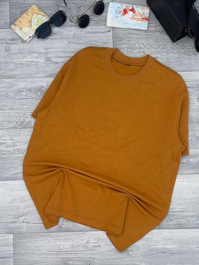 T-shirt uni colore en coton