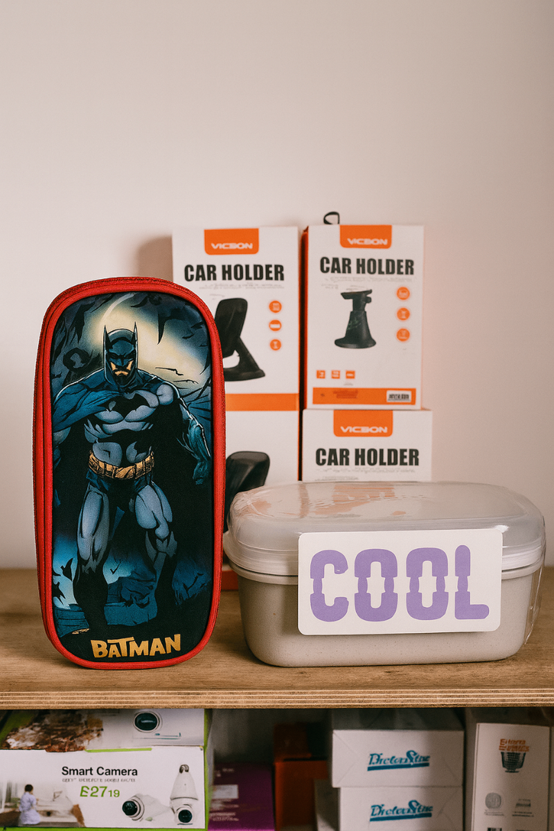 Trousse Batman + gourde+ boîte