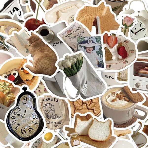 Эстетичные стикеры, наклейки