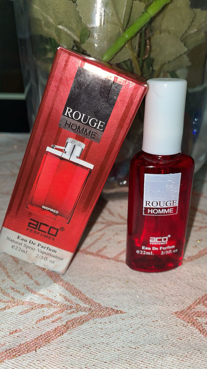 Parfum Homme Rouge Éco