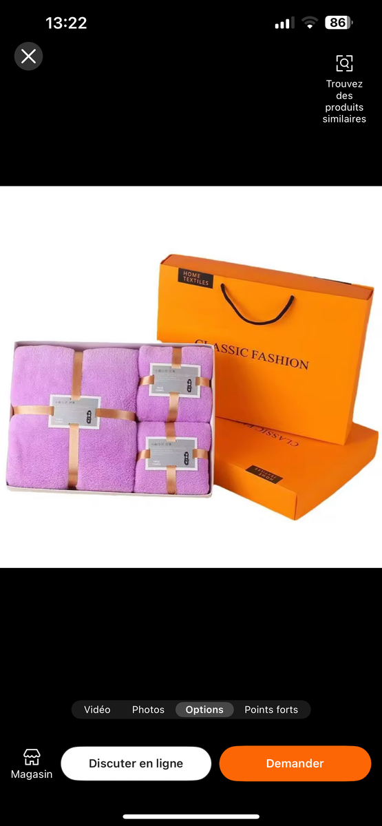 Ensemble de Serviettes Luxueuses