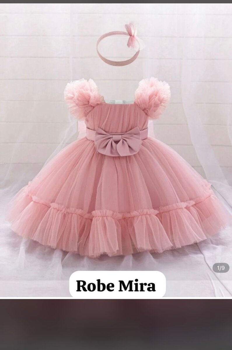 Robe en Tulle pour Filles