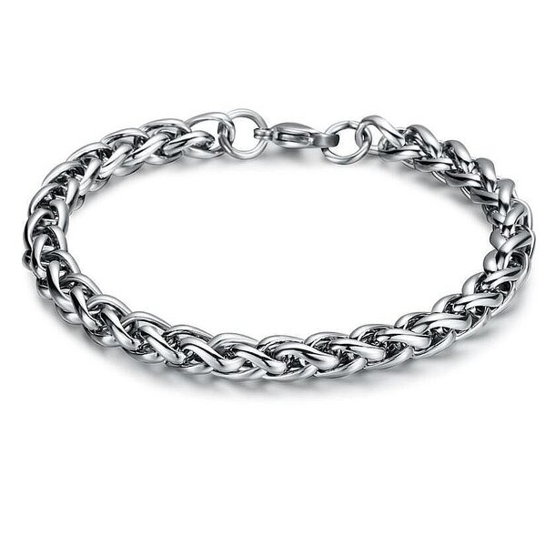 Bracelet chaîne en acier inoxydable
