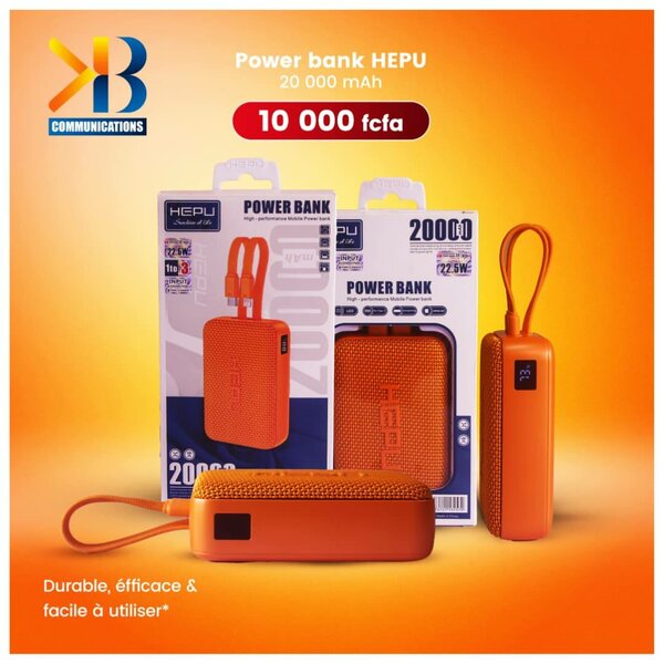 Batterie Externe HEPU 20000mAh