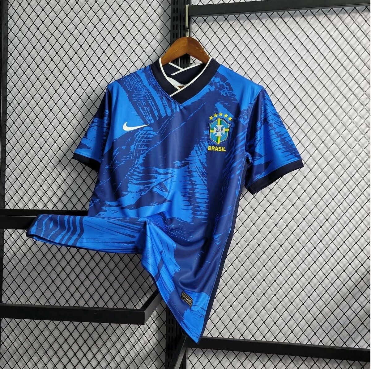Maillot Bleu Brésil Football