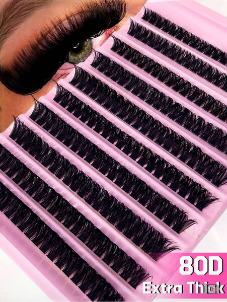 Faux Cils 80D Extra Épais