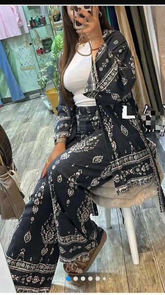 Kimono et Pantalon Bohème Chic