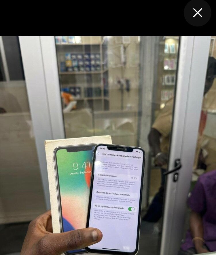 iPhone X 64GB Argent Reconditionné