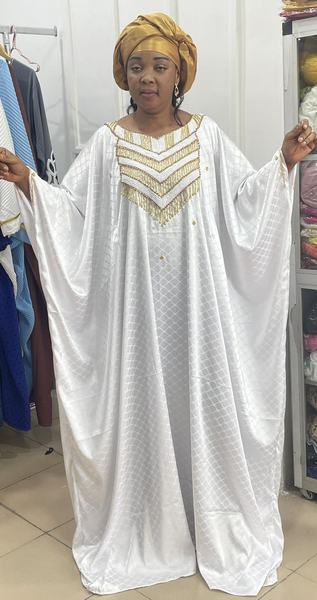 Boubou blanc