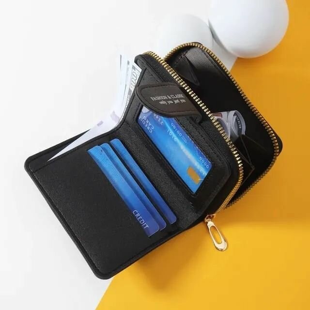 New Women Credit Card Wallet, Large Capacity Multi Card Case
