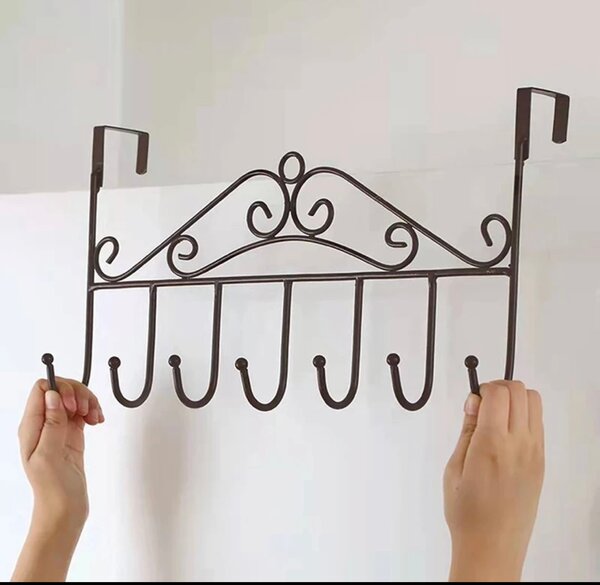 Porte-manteau mural en fer