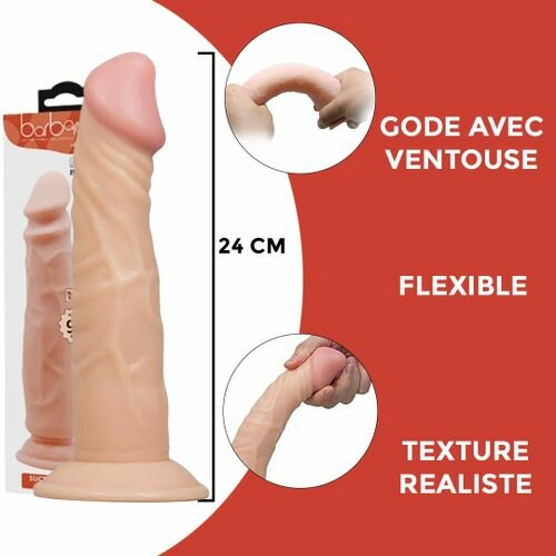 GODE VENTOUSE DILDO COLOR