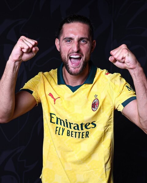 Maillot de  AC MILAN Jaune