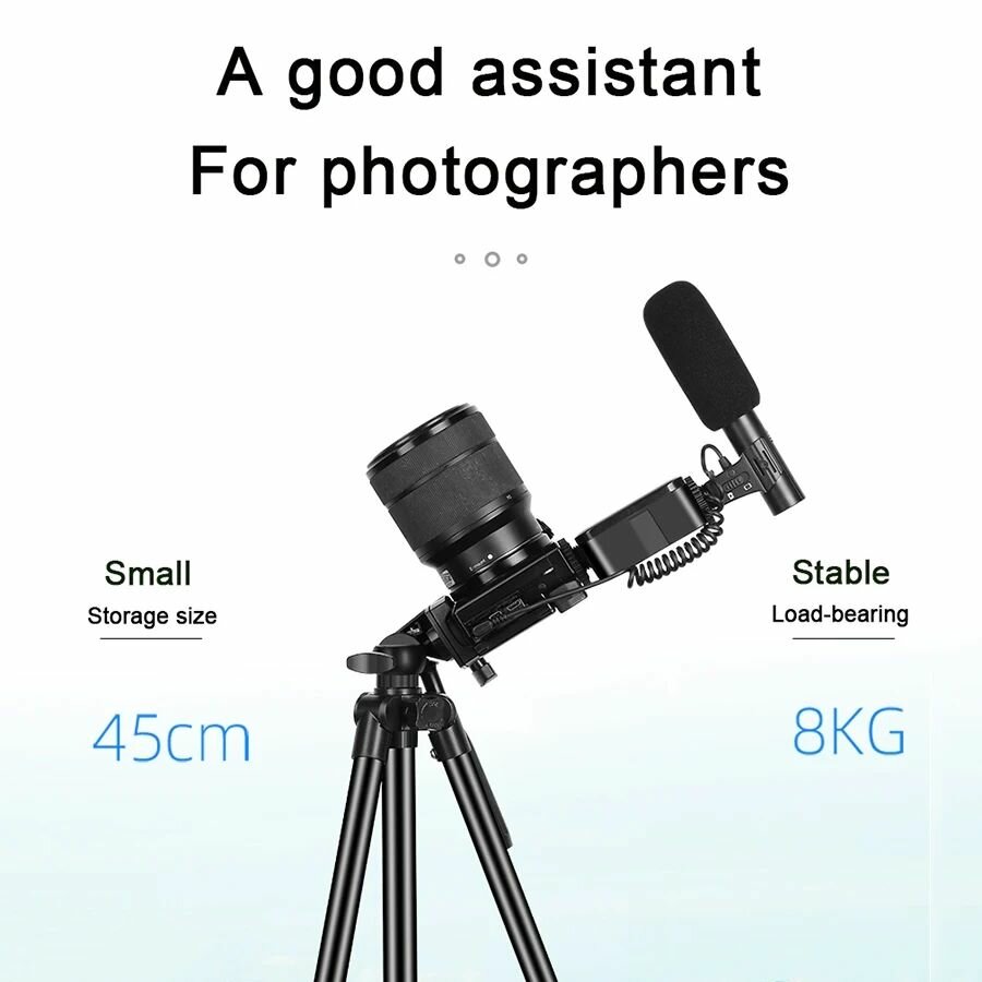 Brand New Vlogging Kit With 6ft Tripod Stand