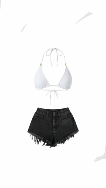 Bikini femme à motifs élégants