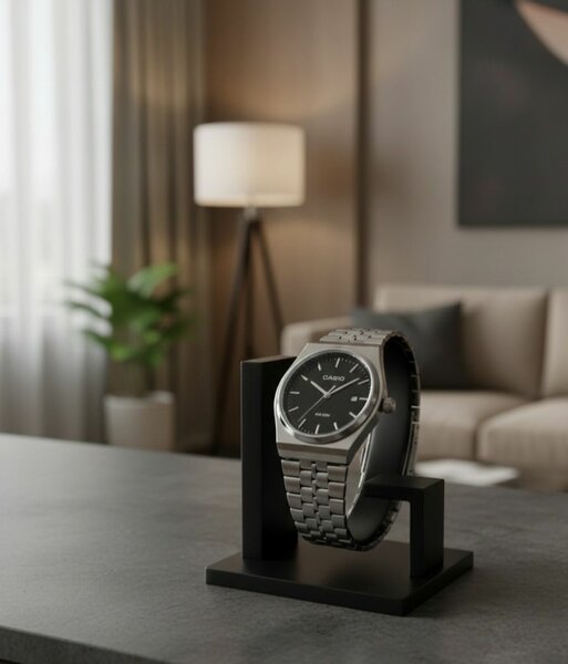 Montre élégante en acier inoxydable