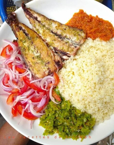 Plat de poisson fumé  épicé