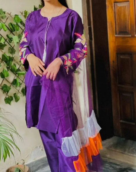 Kattan Silk EMB 3 Pies